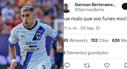 Usuarios recuerdan tuits polémicos de Berterame y el jugador borra su cuenta