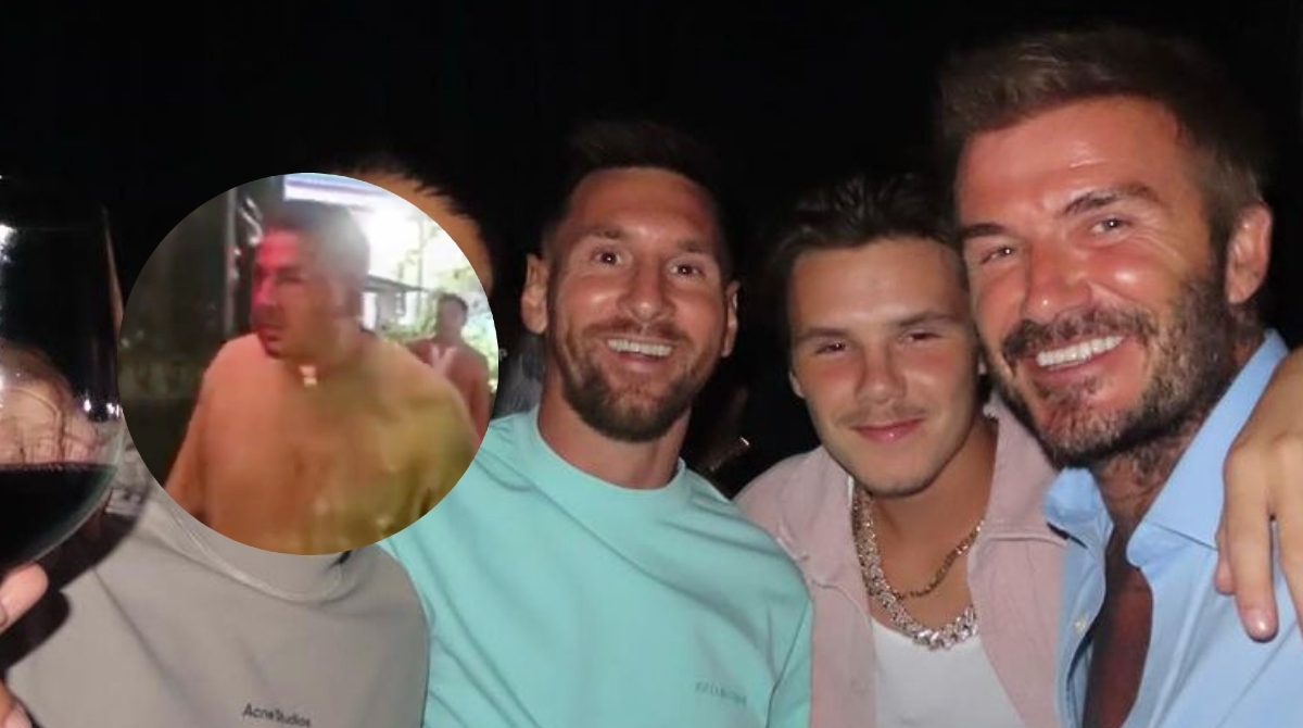 Messi y sus guardaespaldas golpean a persona por creer que lo estaban fotografiando (VIDEO)