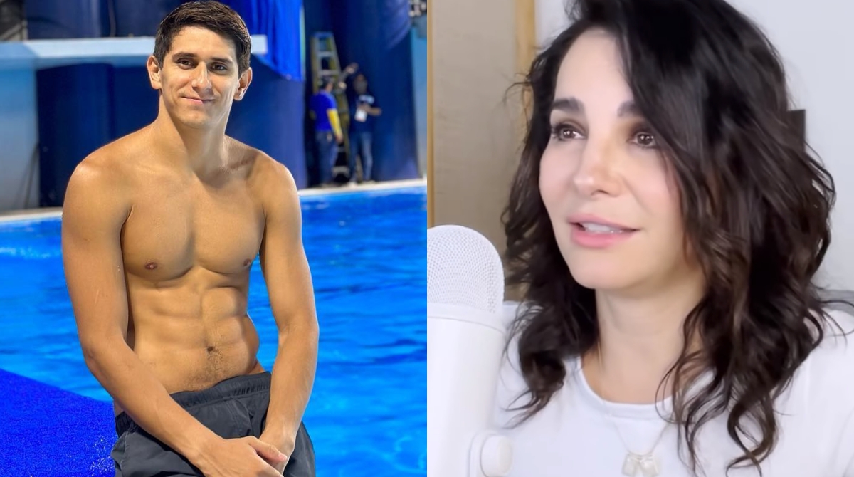 Martha Higareda paga viaje a clavadista mexicano para sus competencias en el mundo