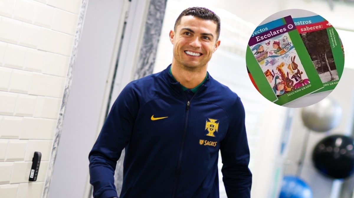 Cristiano Ronaldo es uno de los protagonistas de los nuevos libros de la SEP