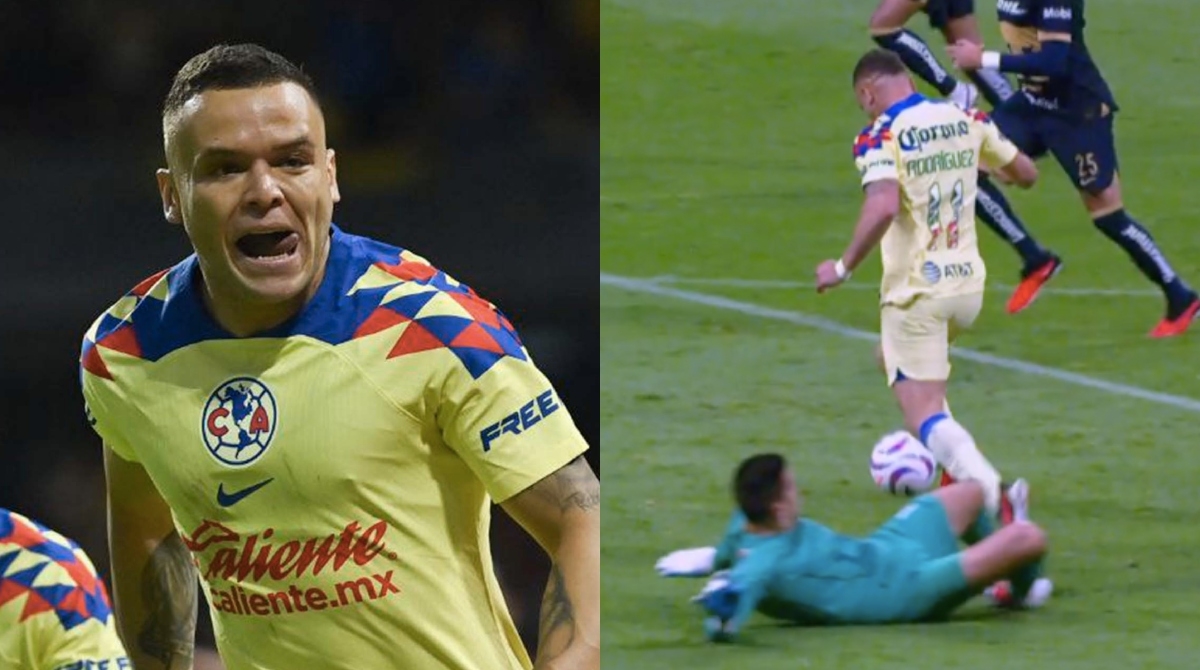 'Cabecita' Rodríguez da victoria polémica al América vs Pumas en el Clásico Capitalino