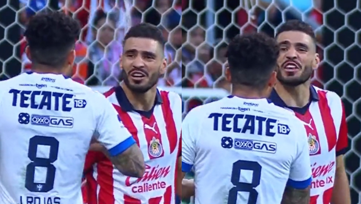 Joao Rojas se burla del ‘Pollo’ Briseño durante derrota de Chivas: “eres muy malo” (VIDEO)