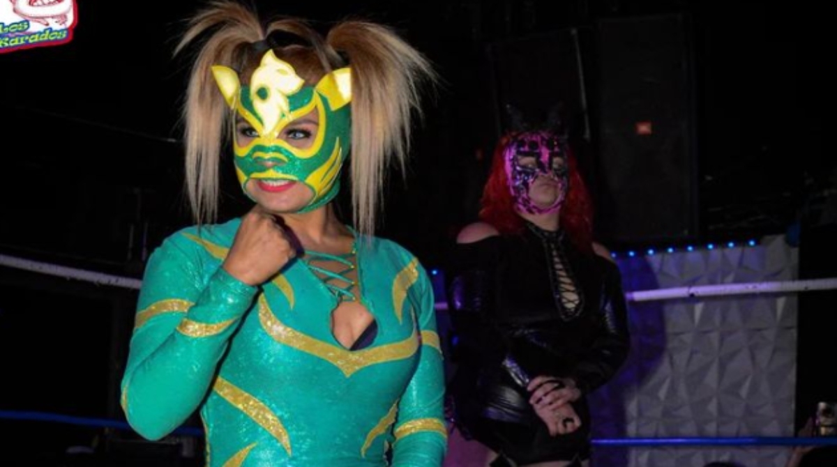 Luchadora sufre terrible accidente en plena función por el título (VIDEO)