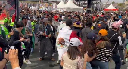 GP de Japón: Mexicanos birllan y bailan 'Payaso de Rodeo' para apoyar a Checo Pérez (VIDEO)