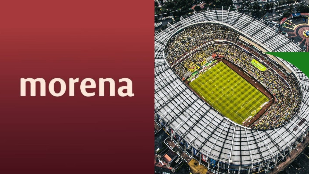 Candidata de MORENA confunde al Estadio Azteca con foto hecha por IA y borra publicación