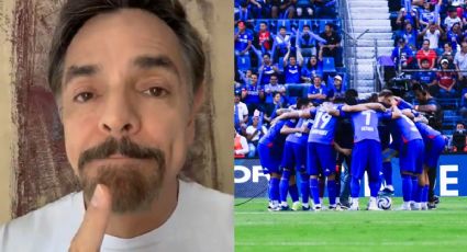 "Me voy": La advertencia de Eugenio Derbez a Cruz Azul en caso de perder vs América