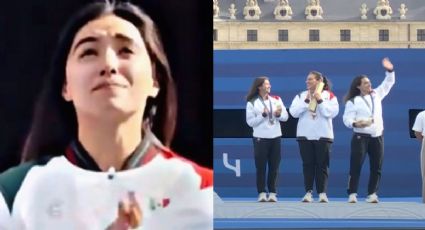 Equipo mexicano de tiro con arco gana medalla: Vázquez rompe en llanto durante ceremonia